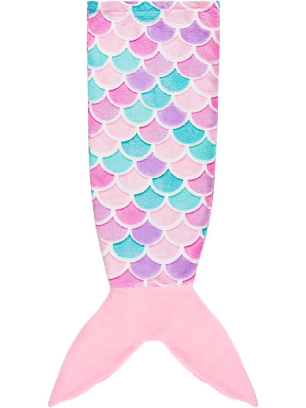 Glow in the Dark Mermaid Tail Blanket - Cozy Wearable Blanket for Kids & Adults